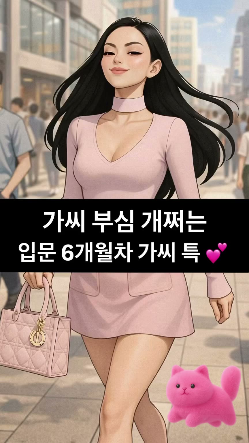 부심 개쩌는 입문 6개월차 가씨 특